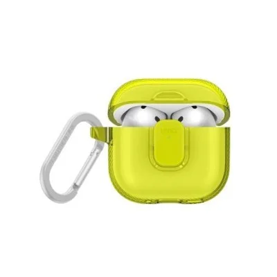Uniq Glase Pro Airpods 4Th Gen Lock Case - Light Lime